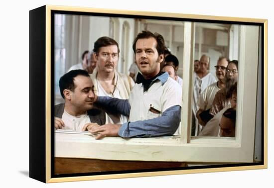 ONE FLEW OVER THE CUCKOO'S NEST, 1975 DIRECTED MILOS FORMAN Danny by Vito and Jack Nicholson (photo-null-Framed Stretched Canvas