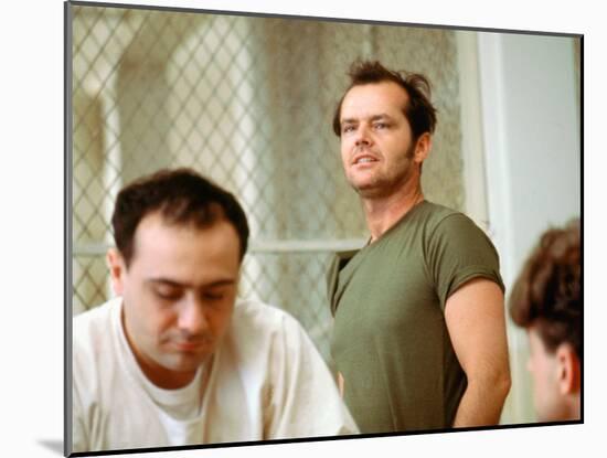 One Flew Over The Cuckoo's Nest, Danny Devito, Jack Nicholson, 1975-null-Mounted Photo