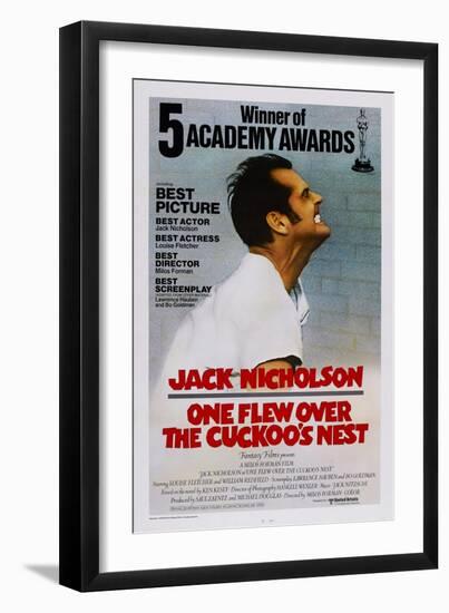 One Flew over the Cuckoo's Nest-null-Framed Premium Giclee Print