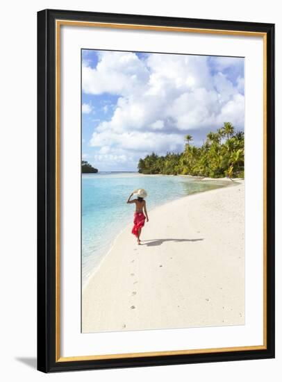 One Foot Island, Aitutaki, Cook Islands (Mr)-Matteo Colombo-Framed Photographic Print