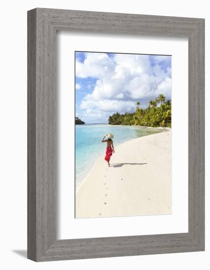 One Foot Island, Aitutaki, Cook Islands (Mr)-Matteo Colombo-Framed Photographic Print