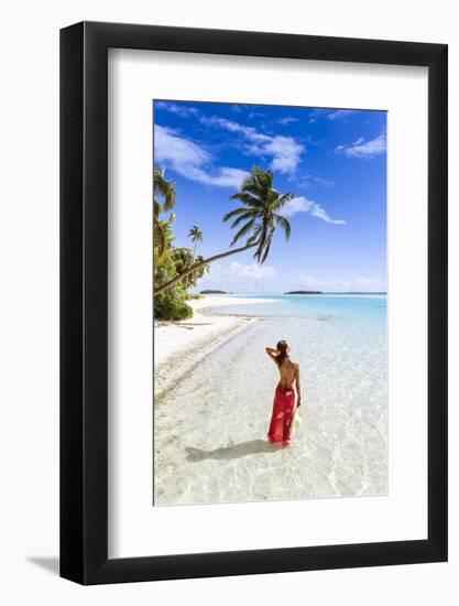 One Foot Island, Aitutaki, Cook Islands (Mr)-Matteo Colombo-Framed Photographic Print