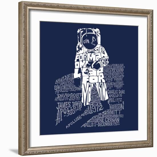 One Giant Leap for Mankind-null-Framed Art Print