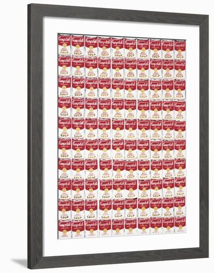 One Hundred Cans, 1962-Andy Warhol-Framed Art Print