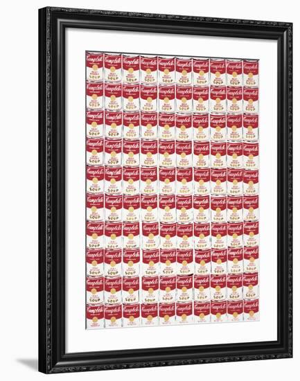 One Hundred Cans, 1962-Andy Warhol-Framed Art Print