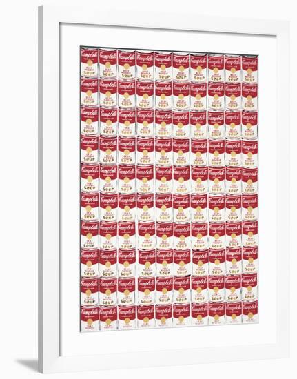 One Hundred Cans, 1962-Andy Warhol-Framed Art Print