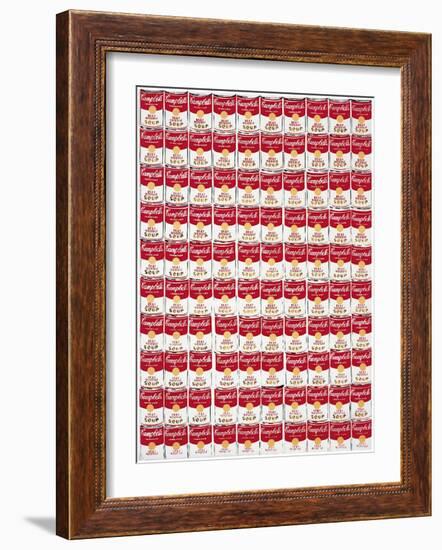 One Hundred Cans, 1962-Andy Warhol-Framed Art Print