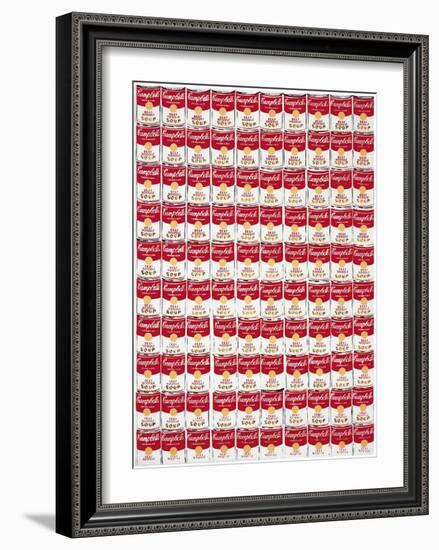 One Hundred Cans, 1962-Andy Warhol-Framed Art Print