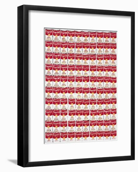 One Hundred Cans, 1962-Andy Warhol-Framed Art Print