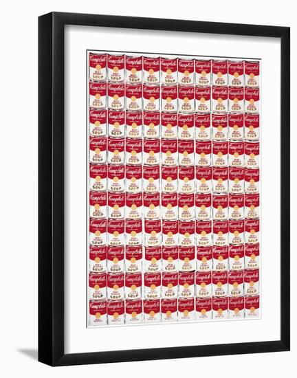 One Hundred Cans, 1962-Andy Warhol-Framed Art Print