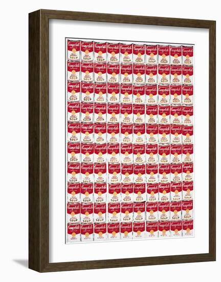 One Hundred Cans, 1962-Andy Warhol-Framed Art Print