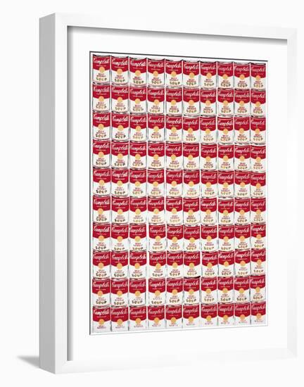 One Hundred Cans, 1962-Andy Warhol-Framed Art Print