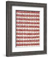 One Hundred Cans, 1962-Andy Warhol-Framed Art Print