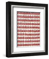 One Hundred Cans, 1962-Andy Warhol-Framed Art Print