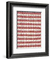 One Hundred Cans, 1962-Andy Warhol-Framed Art Print