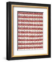 One Hundred Cans, 1962-Andy Warhol-Framed Art Print