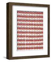 One Hundred Cans, 1962-Andy Warhol-Framed Art Print