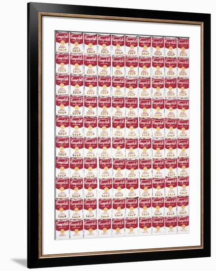 One Hundred Cans, 1962-Andy Warhol-Framed Art Print