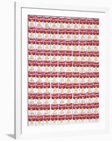 One Hundred Cans, 1962-Andy Warhol-Framed Art Print