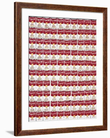 One Hundred Cans, c.1962-Andy Warhol-Framed Giclee Print