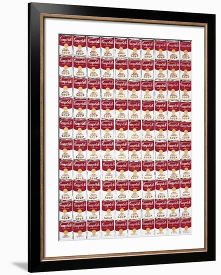 One Hundred Cans, c.1962-Andy Warhol-Framed Giclee Print