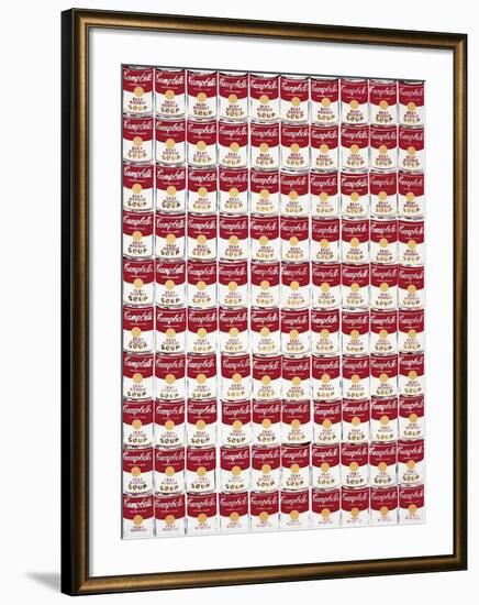 One Hundred Cans, c.1962-Andy Warhol-Framed Giclee Print