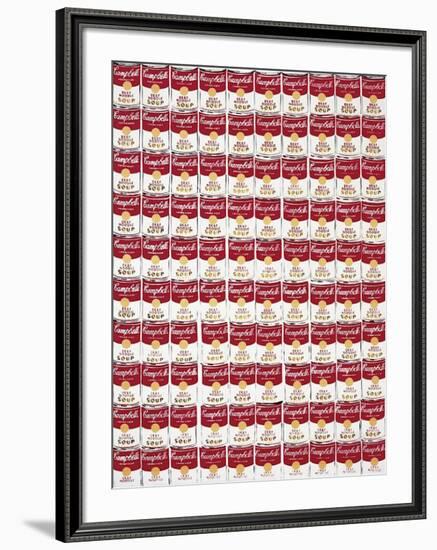 One Hundred Cans, c.1962-Andy Warhol-Framed Giclee Print