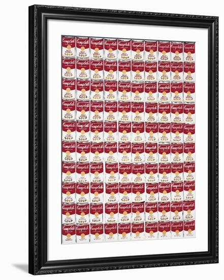 One Hundred Cans, c.1962-Andy Warhol-Framed Giclee Print