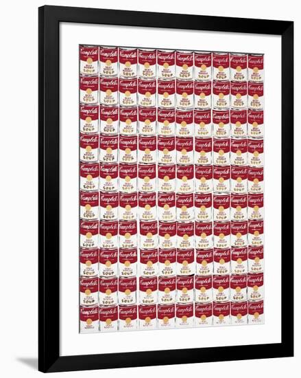 One Hundred Cans, c.1962-Andy Warhol-Framed Giclee Print