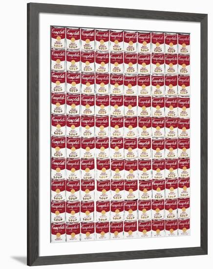 One Hundred Cans, c.1962-Andy Warhol-Framed Giclee Print