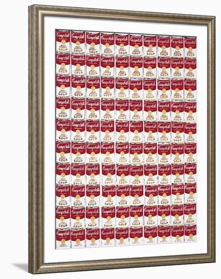 One Hundred Cans, c.1962-Andy Warhol-Framed Giclee Print