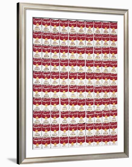 One Hundred Cans, c.1962-Andy Warhol-Framed Giclee Print