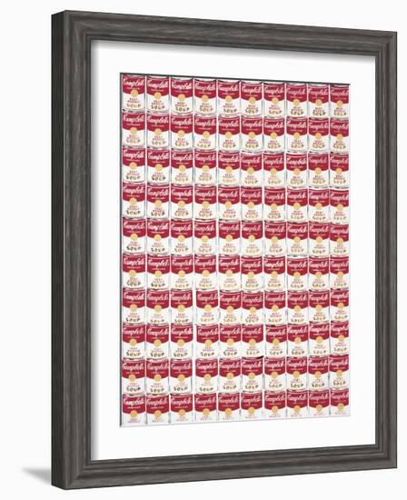 One Hundred Cans, c.1962-Andy Warhol-Framed Giclee Print