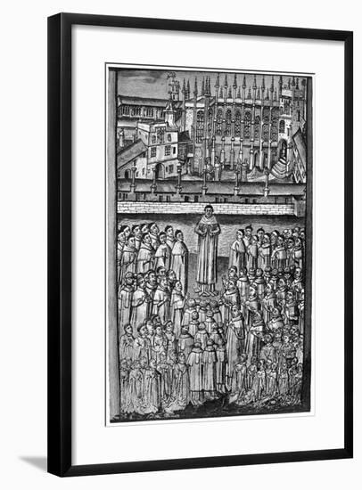 One Hundred Clerks, New College, Oxford, C1453-null-Framed Giclee Print