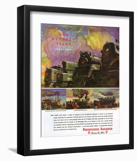 One Hundred Years-null-Framed Art Print