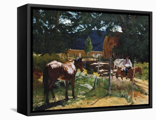 One in the Pasture-Walter Ufer-Framed Premier Image Canvas