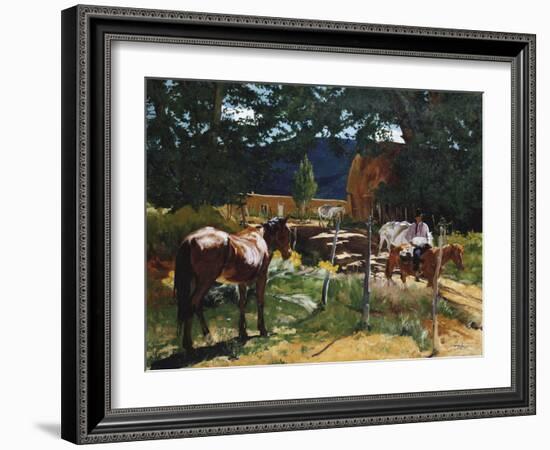 One in the Pasture-Walter Ufer-Framed Giclee Print