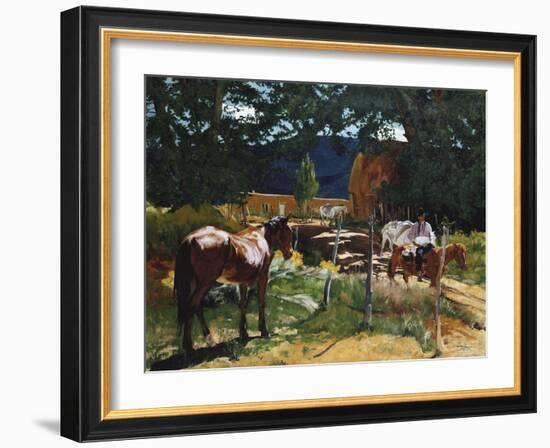 One in the Pasture-Walter Ufer-Framed Giclee Print