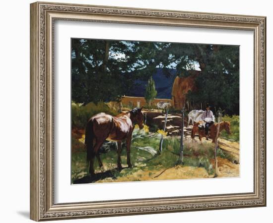 One in the Pasture-Walter Ufer-Framed Giclee Print