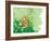 One Little Monkey - Turtle-Kathryn Mitter-Framed Giclee Print