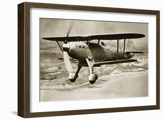 One-Man Destroyer of the Air, C.1935-English Photographer-Framed Giclee Print