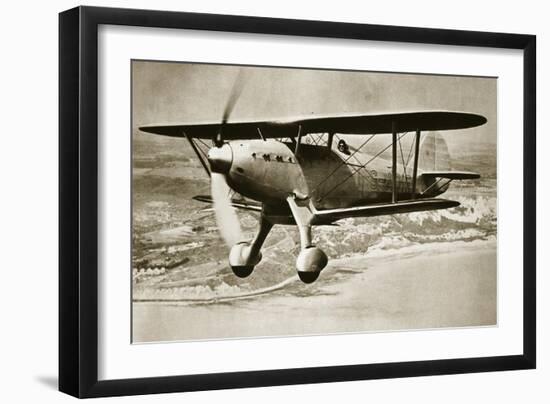 One-Man Destroyer of the Air, C.1935-English Photographer-Framed Giclee Print