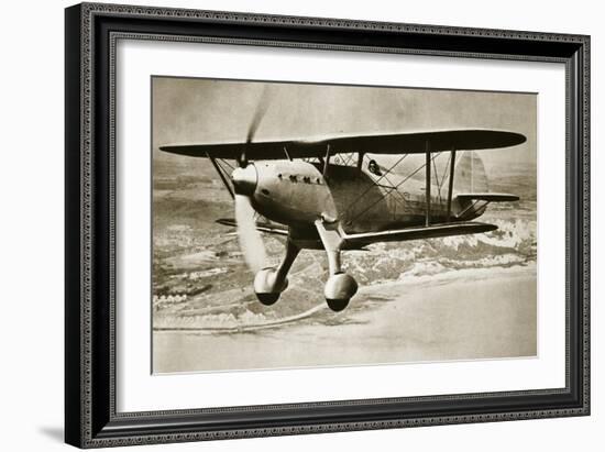 One-Man Destroyer of the Air, C.1935-English Photographer-Framed Giclee Print
