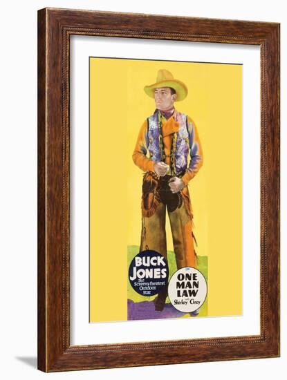 One Man Law-null-Framed Art Print