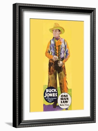 One Man Law-null-Framed Art Print