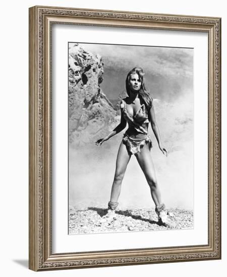 One Million Years B.C., Raquel Welch, 1966-null-Framed Premium Photographic Print