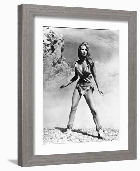 One Million Years B.C., Raquel Welch, 1966-null-Framed Premium Photographic Print