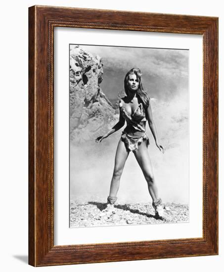 One Million Years B.C., Raquel Welch, 1966-null-Framed Premium Photographic Print