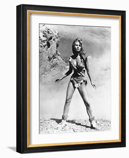 One Million Years B.C., Raquel Welch, 1966-null-Framed Premium Photographic Print