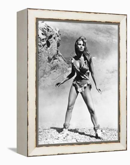 One Million Years B.C., Raquel Welch, 1966-null-Framed Stretched Canvas